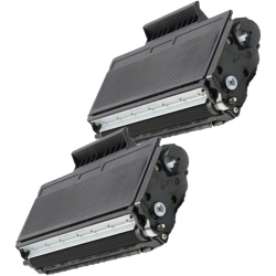 CC Compatible 2 Pack Brother Tn580 Toner Cartridge In Black