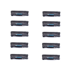 PRINTER SOLUTION Compatible 10 Pack HP 83A (Cf283A) Toner Cartridge for Laserjet Pro M125/m126/m127/m201/m225 In Black