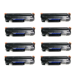 PRINTER SOLUTION Brand New Compatible 8 Pack HP 78A (Ce278A) Toner Cartridge In Black