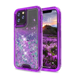 CC Bling Sparkle Defender Case for Iphone 11 Pro In Purple
