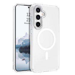 CC Topsave Strong Magnetic Compatible \w Magsafe, Translucent Matte Slim Protective Case \w Raised Camera Lens And Metallic Trim for Samsung Galaxy