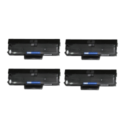 PRINTER SOLUTION Brand New Compatible 4 Pack Samsung Mlt-D101S Toner Cartridge In Black