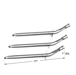 GRILL PARTS ZONE Grill Burner for Vermont Castings And Jenn Air Ja460, Ja460P Gas Barbecue Grills, 17 Inch, 3-Pack