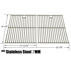 GRILL PARTS ZONE Replacement Stainless Steel Cooking Grid for 87528, 3741001, 3741301, 3751001, 3751301 Gas Models, Set Of 2