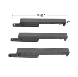 GRILL PARTS ZONE Replacement Cast Burner for Centro G40202, Centro G40200, G40202, G40204, G40205, Charbroil, Costco Gas Models -3Pk