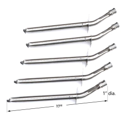GRILL PARTS ZONE Grill Burner for Vermont Castings And Jenn Air Ja480, Ja580 Gas Barbecue Grills, 17 Inch, 5-Pack