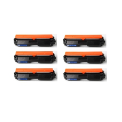 PRINTER SOLUTION Compatible 6 Pack Canon 051H Toner Cartridge In Black