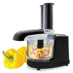 HAUZ Afp131 - Mini 1.5-Cup Food Processor With Stainless Steel Blade In Black