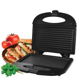 HAUZ Apm319 - Non-Stick, Lightweight And Compact Panini Press In Black