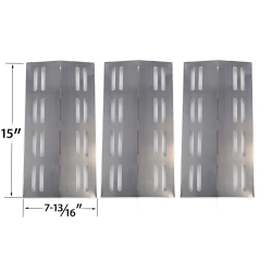 GRILL PARTS ZONE Heat Shield for Barbeques Galore 3Bendlp, Charbroil 463742111, Grand Hall Regal04Clp, Patio Chef Ss42 -3Pk