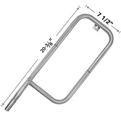 GRILL PARTS ZONE Replacement Burner for Select Q200, Q220, Q2000, 396000, 396001, 396002, 53060001, 54060001, 566002, 566014 Models