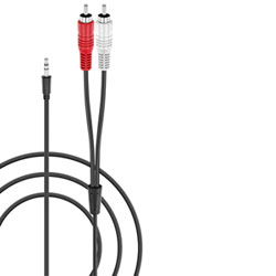 Insignia 1.8m (6 ft.) 3.5mm to RCA Audio Cable - Only at Best Buy