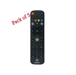 BUZZTV { Package Of 5 } Iptv Xpl 1000, Xpl2000, Xpl 3000 Factory Replacement Remote Control (Pack Of 5)