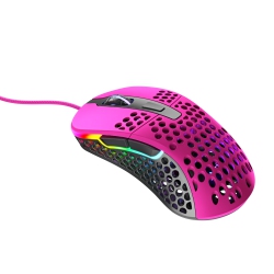 XTRFY M4 RGB Lightweight Gaming Mouse - In Pink