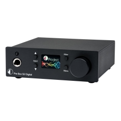 PRO-JECT Pre Box S2 Digital Micro Preamplifier With Mqa And Dsd512 Support-Black