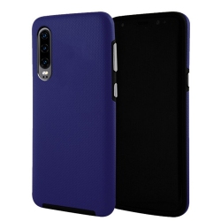 CSMART 【】 Slim Fitted Hybrid Hard PC Shell Shockproof Scratch Resistant Case Cover for Samsung Galaxy A70 In Navy