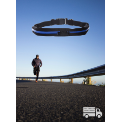 STIMULA LIFESTYLE Togo Sports Waist Bag, Fanny Pack, Running Belt, Travel Bag, Workout Bag, Apple Iphone Pouch - In Blue