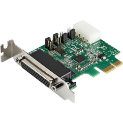 STARTECH 4 Port PCi Express Rs232 Serial Adapter Card - 16950 Uart - Low Profile - 256-Byte Fifo Cache - PCi E Serial Card