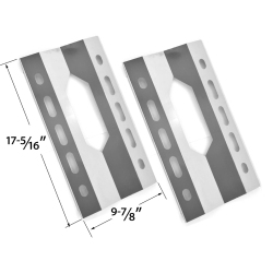 GRILL PARTS ZONE Heat Plate for Costco 2001Ss-Lp, 210001-Lp, 720-0008-Lp, 720-0037, 720-0070-L, Virco, Harris Teeter, & Nexgrill Models-2Pk