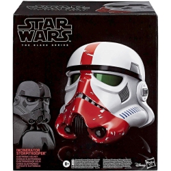 STAR WARS The Series Life Size Helmet Electronic Helmet - Incinerator Stormtrooper Helmet Reissue In Black