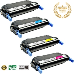 ULTRA TONER 4 Colors Combo - HP 645A (C9730A-C9733A) Bk/m/y/c Toner Cartridge Premium Quality！