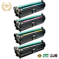 ULTRA TONER 4 Colors Combo - HP 307A (Ce740A, Ce741A, Ce742A, Ce743A) Bk/m/y/c Toner Cartridge Premium Quality！