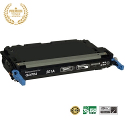 ULTRA TONER Superior HP 501A (Q6470A) Toner Cartridge Premium Quality！ In Black