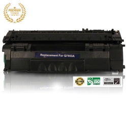 ULTRA TONER Superior HP 53A (Q7553A) Toner Cartridge Premium Quality！ In Black