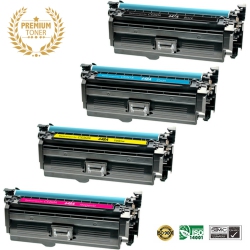 ULTRA TONER 4 Colors Combo - HP 647X / 648A (Ce260X, Ce261A, Ce262A, Ce263A) Bk/m/y/c Toner Cartridge Premium Quality！