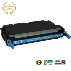 ULTRA TONER Superior HP 503A (Q7581A) Toner Cartridge Premium Quality！ In Cyan