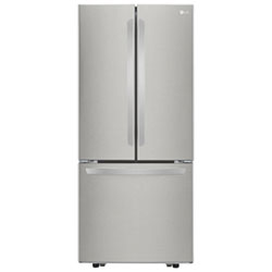 LG 30" 21.8 Cu. Ft. French Door Refrigerator (LRFNS2200S) - Stainless Steel