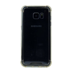 CC Final Sale Clear Bumper Corners Tpu+ Transparent Hard Cover for Samsung S7 Edge In Gold