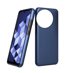 CC Topsave Dual Layer Honeycomb Design Heavy Duty Protection, Slim Fit Lightweight Rugged Shockproof Case for Tcl 60 Xe Nxtpaper 5G 6.78" In Navy Blue