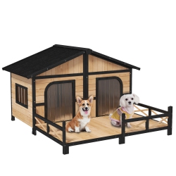 Pet squeak porch hot sale pups dog house