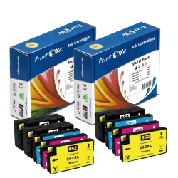 PRINTOXE ® 952Xl Reman 2 Sets + Bk Of 9 Cartridges H-Yield 952 Officejet Pro 7740 8210 8216 8710 8715 8720 8725 8730 8740