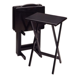 WINSOME Alex 5-PC Snack Table Set Finish In Black