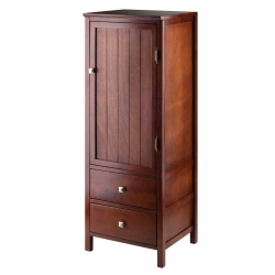 TARRUBOUTIQUE Brooke Jelly 2-Drawer Cupboard, Walnut