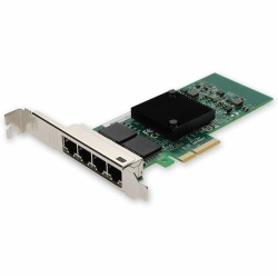 ADDON NETWORKS Gigabit Ethernet PCie 2.0 X4 Network Interface Card - (Add-PCie-4Rj45)