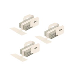 TOSHIBA Staple-3100 Saddle Stitch Staples 3 Per Box