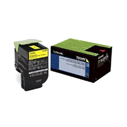 LEXMARK IBM Lexmark / Ibm 70C1Hy0 High Yield Laser Toner Cartridge In Yellow