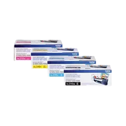 BROTHER Tn310 Laser Toner Cartridge Set Black Cyan Magenta In Yellow