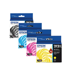 EPSON T212Xl T212 Color Set Ink / Inkjet Cartridge In Black