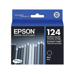 EPSON T124120 T124 Ink / Inkjet Cartridge In Black