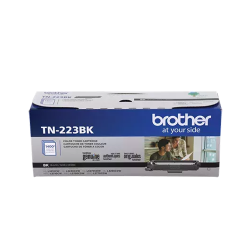 BROTHER Tn223Bk Laser Toner Cartridge In Black