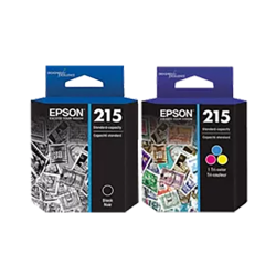 EPSON T215 (T215120 / T215530) Ink / Inkjet Cartridge Combo Pack Tri-Color In Black