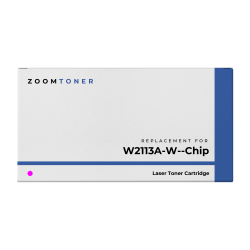 ZOOMTONER Compatible HP W2113A (206A) Laser Toner Cartridge No Chip In Magenta
