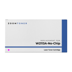 ZOOMTONER Compatible HP W2113A No Chip (206A) Laser Toner Cartridge No Chip In Magenta