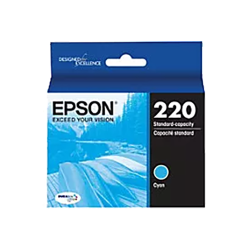 EPSON T220220 (220) Ink / Inkjet Cartridge In Cyan