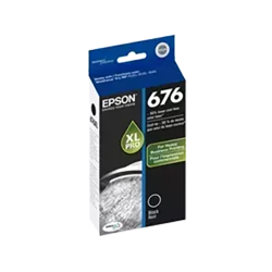 EPSON T676Xl120 676Xl High Yield Ink / Inkjet Cartridge In Black