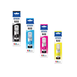 EPSON T522 Set Ink / Inkjet Cartridge Black Cyan Magenta In Yellow